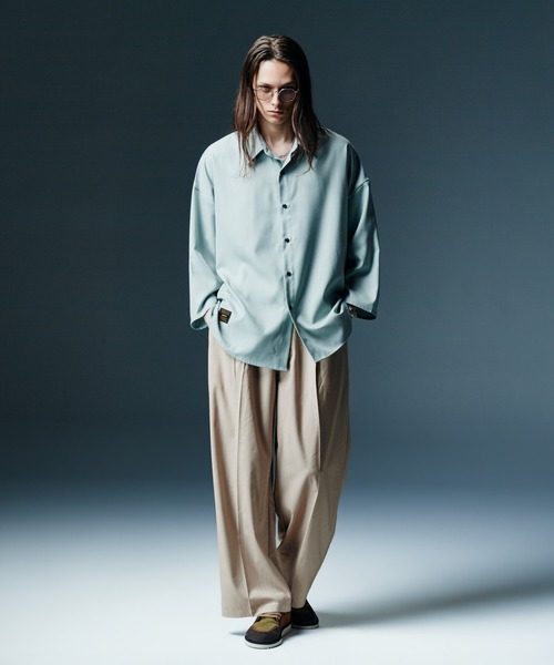 glamb(グラム)の「Baggy Sleeves Shirt / バギースリーブシャツ(シャツ/ブラウス・メンズ・ブラック/ライトブルー・S/M/L)」の10枚目の写真