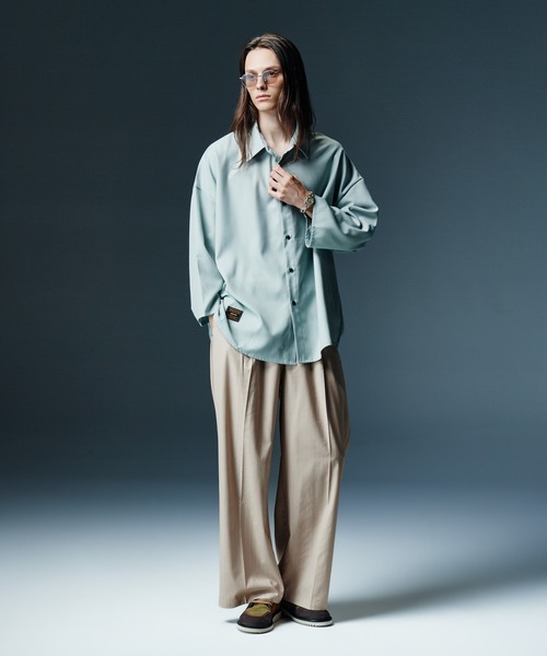 glamb(グラム)の「Baggy Sleeves Shirt / バギースリーブシャツ(シャツ/ブラウス・メンズ・ブラック/ライトブルー・S/M/L)」の11枚目の写真