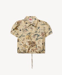 11KENZO WILDFLOWER PUFFY SLEEVE BLOUSE