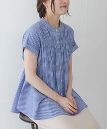 URBAN RESEARCH Sonny Label | バンドカラーシャーリングブラウス(シャツ/ブラウス)