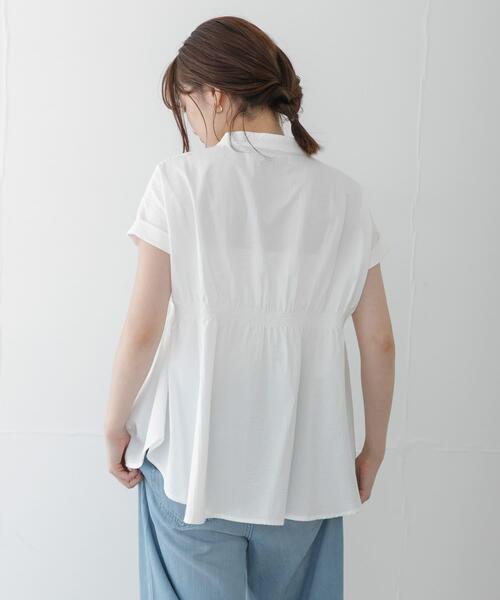 URBAN RESEARCH Sonny Label(アーバンリサーチサニーレーベル)の「バンドカラーシャーリングブラウス(シャツ/ブラウス・レディース・ミント/ブルー/オフホワイト・FREE)」の22枚目の写真