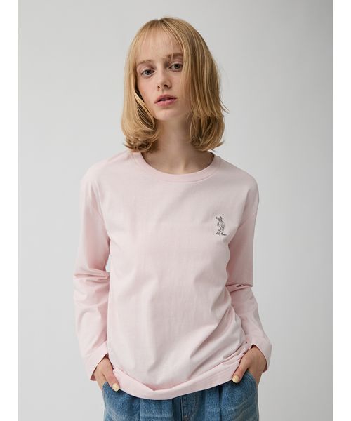 LILY BROWN（リリーブラウン）の「【限定カラー】【Lily Bear】アニバーサリーＴシャツ（Tシャツ/カットソー・レディース・ピンク/その他/ホワイト/ブラック・F）」の3枚目の写真