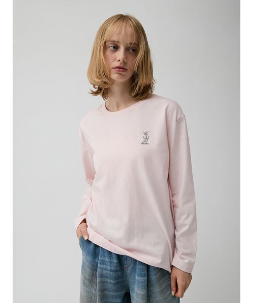 LILY BROWN（リリーブラウン）の「【限定カラー】【Lily Bear】アニバーサリーＴシャツ（Tシャツ/カットソー・レディース・ピンク/その他/ホワイト/ブラック・F）」の7枚目の写真