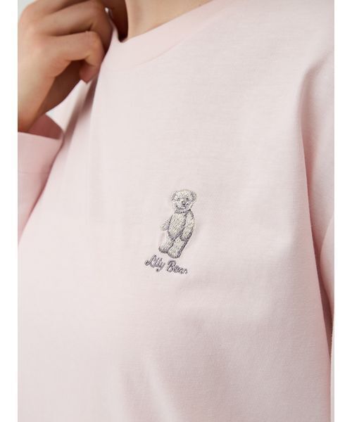 LILY BROWN（リリーブラウン）の「【限定カラー】【Lily Bear】アニバーサリーＴシャツ（Tシャツ/カットソー・レディース・ピンク/その他/ホワイト/ブラック・F）」の11枚目の写真