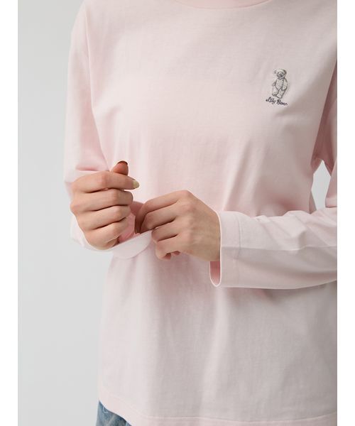 LILY BROWN（リリーブラウン）の「【限定カラー】【Lily Bear】アニバーサリーＴシャツ（Tシャツ/カットソー・レディース・ピンク/その他/ホワイト/ブラック・F）」の12枚目の写真