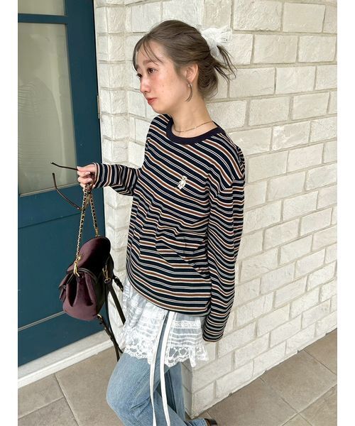 LILY BROWN（リリーブラウン）の「【限定カラー】【Lily Bear】アニバーサリーＴシャツ（Tシャツ/カットソー・レディース・ピンク/その他/ホワイト/ブラック・F）」の20枚目の写真