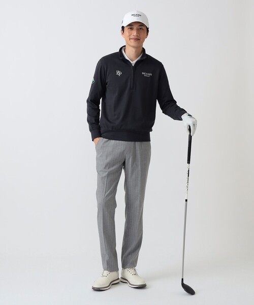 BEAMS GOLF(ビームスゴルフ)の「PURPLE LABEL / スフィダンテ ハーフジップ プルオーバー(スウェット・メンズ・ネイビー/チャコールグレー/グレー・S/XL/M/L)」の17枚目の写真