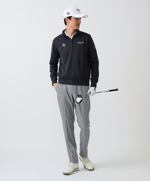 BEAMS GOLF(ビームスゴルフ)の「PURPLE LABEL / スフィダンテ ハーフジップ プルオーバー(スウェット・メンズ・ネイビー/チャコールグレー/グレー・S/XL/M/L)」の18枚目の写真