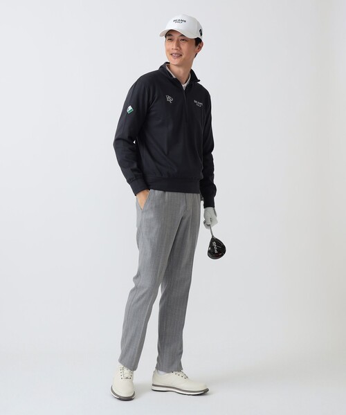 BEAMS GOLF(ビームスゴルフ)の「PURPLE LABEL / スフィダンテ ハーフジップ プルオーバー(スウェット・メンズ・ネイビー/チャコールグレー/グレー・S/XL/M/L)」の19枚目の写真