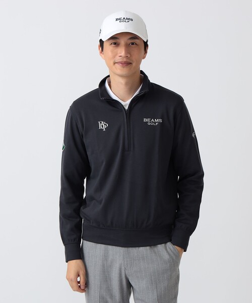 BEAMS GOLF(ビームスゴルフ)の「PURPLE LABEL / スフィダンテ ハーフジップ プルオーバー(スウェット・メンズ・ネイビー/チャコールグレー/グレー・S/XL/M/L)」の20枚目の写真