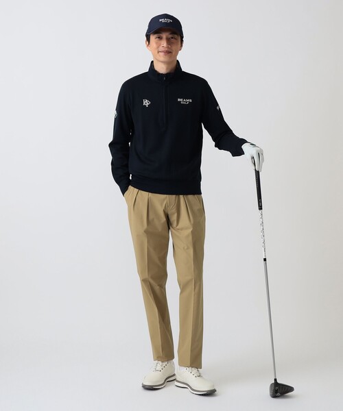 BEAMS GOLF(ビームスゴルフ)の「PURPLE LABEL / スフィダンテ ハーフジップ プルオーバー(スウェット・メンズ・ネイビー/チャコールグレー/グレー・S/XL/M/L)」の22枚目の写真