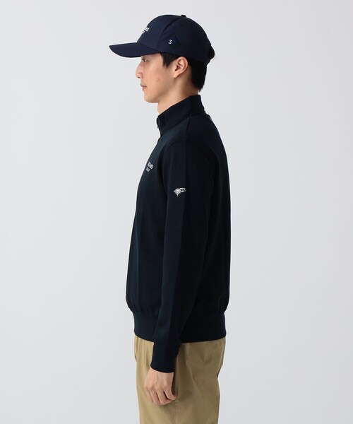BEAMS GOLF(ビームスゴルフ)の「PURPLE LABEL / スフィダンテ ハーフジップ プルオーバー(スウェット・メンズ・ネイビー/チャコールグレー/グレー・S/XL/M/L)」の8枚目の写真