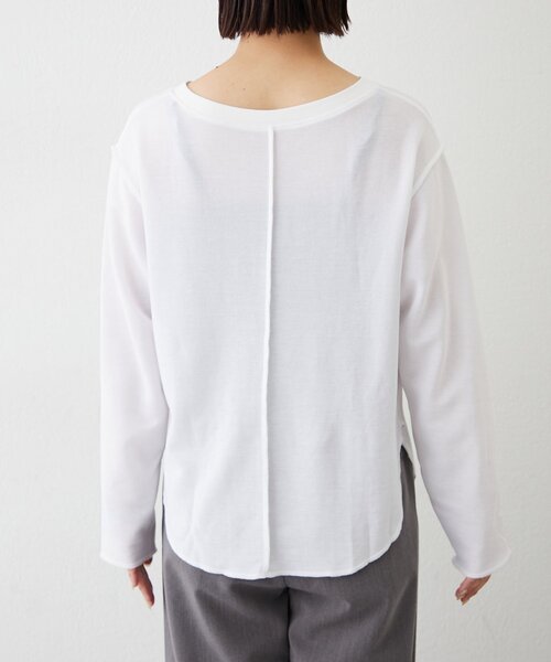 CIAOPANIC TYPY(チャオパニックティピー)の「∴スムースフロッキーロゴTee(Tシャツ/カットソー・レディース・オフホワイト/アイボリー/チャコールグレー/グリーン・ONE SIZE)」の22枚目の写真