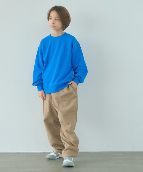 Gramicci(グラミチ)の「【別注】<GRAMICCI>ワイドテーパードパンツ / キッズ 140cm-150cm(チノパンツ・キッズ・ダークグレー/オフホワイト/ベージュ・140cm/150cm)」の4枚目の写真