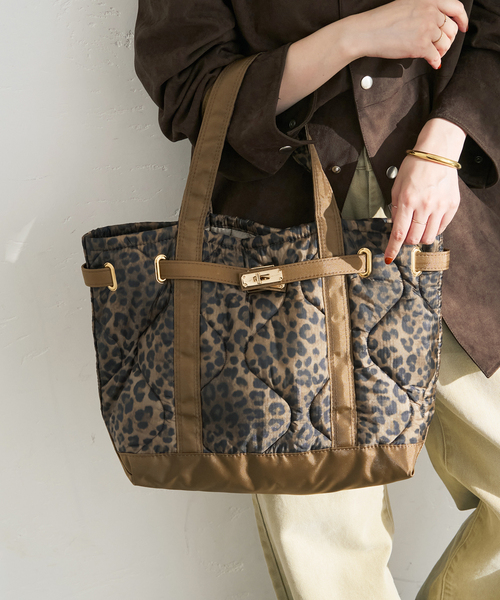 Spick & Span(スピックアンドスパン)の「SITA PARANTICA/シータパランティカ TOTE-RPP-S LEOPARD M バッグ(トートバッグ・レディース・キャメル・FREE)」の1枚目の写真