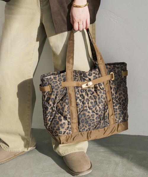 Spick & Span(スピックアンドスパン)の「SITA PARANTICA/シータパランティカ TOTE-RPP-S LEOPARD M バッグ(トートバッグ・レディース・キャメル・FREE)」の3枚目の写真