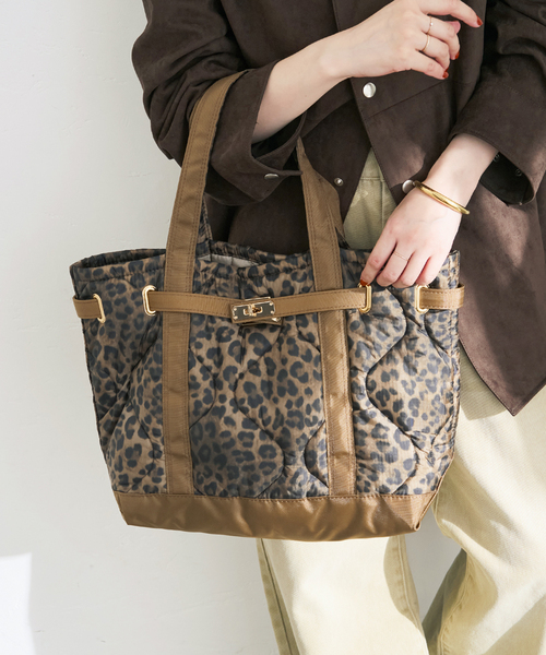 Spick & Span(スピックアンドスパン)の「SITA PARANTICA/シータパランティカ TOTE-RPP-S LEOPARD M バッグ(トートバッグ・レディース・キャメル・FREE)」の5枚目の写真