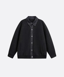 U:UME（ユーム）の「Denim Stitching Woolly Jacket（ブルゾン）」