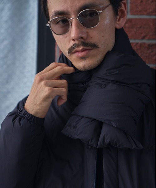 NANGA(ナンガ)の「『別注』NANGA×DOORS DOWN MUFFLER(マフラー・メンズ・モカ/ブラック/チャコールグレー・-)」の2枚目の写真
