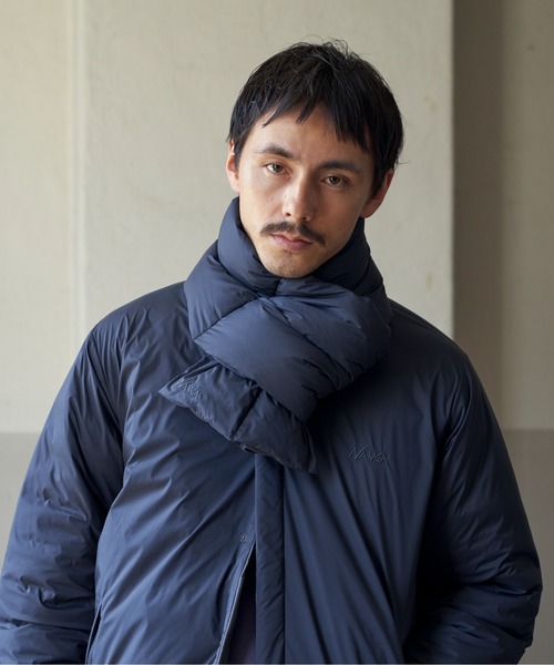 NANGA(ナンガ)の「『別注』NANGA×DOORS DOWN MUFFLER(マフラー・メンズ・モカ/ブラック/チャコールグレー・-)」の5枚目の写真