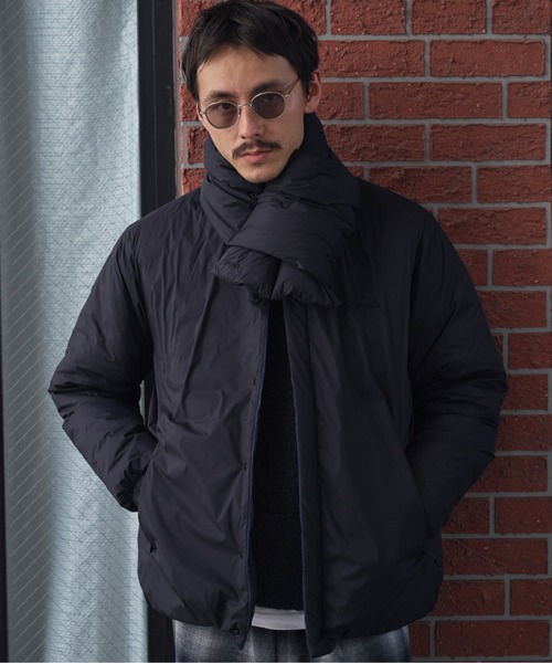NANGA(ナンガ)の「『別注』NANGA×DOORS DOWN MUFFLER(マフラー・メンズ・モカ/ブラック/チャコールグレー・-)」の13枚目の写真
