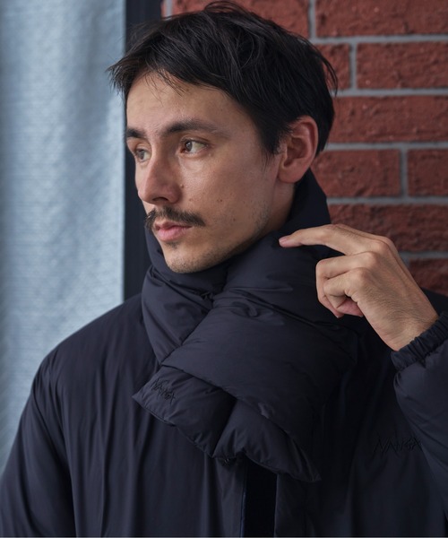 NANGA(ナンガ)の「『別注』NANGA×DOORS DOWN MUFFLER(マフラー・メンズ・モカ/ブラック/チャコールグレー・-)」の14枚目の写真