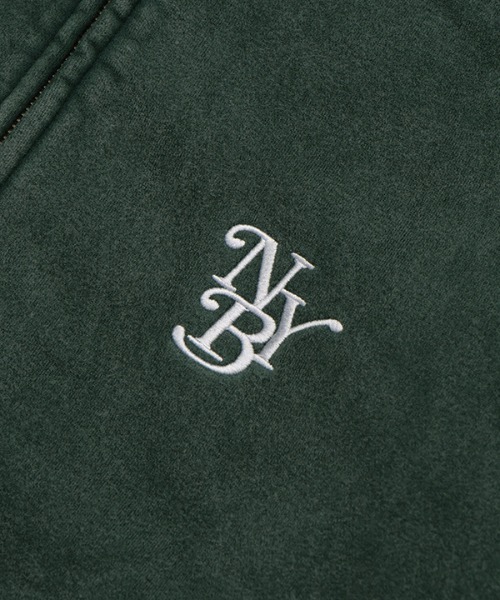 NEW YORK BURST（ニューヨークバースト）の「OG PIGMENT ZIP HOODY（パーカー・メンズ・ブラック/グリーン/ベージュ・L/M/XL）」の7枚目の写真