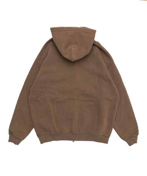 NEW YORK BURST（ニューヨークバースト）の「OG PIGMENT ZIP HOODY（パーカー・メンズ・ブラック/グリーン/ベージュ・L/M/XL）」の11枚目の写真