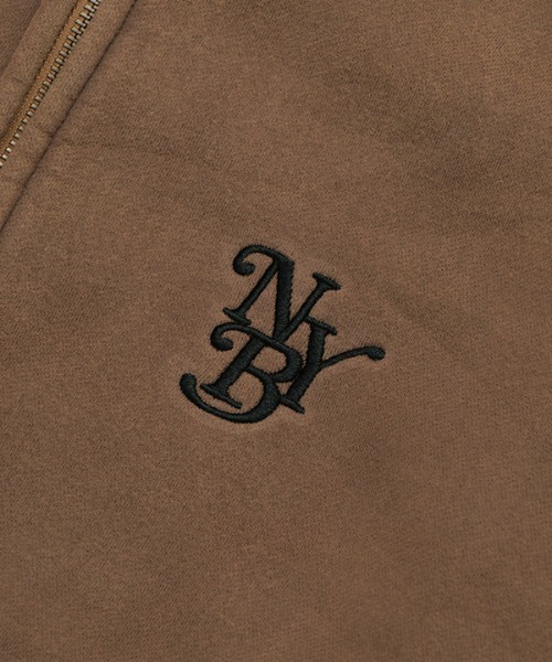 NEW YORK BURST（ニューヨークバースト）の「OG PIGMENT ZIP HOODY（パーカー・メンズ・ブラック/グリーン/ベージュ・L/M/XL）」の13枚目の写真