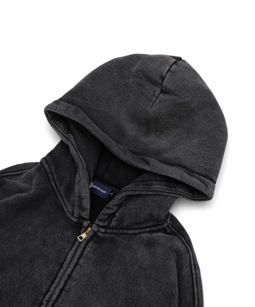 NEW YORK BURST（ニューヨークバースト）の「OG PIGMENT ZIP HOODY（パーカー・メンズ・ブラック/グリーン/ベージュ・L/M/XL）」の18枚目の写真