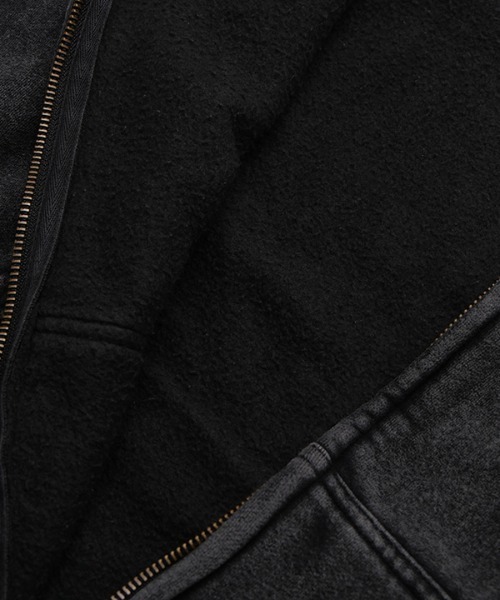 NEW YORK BURST（ニューヨークバースト）の「OG PIGMENT ZIP HOODY（パーカー・メンズ・ブラック/グリーン/ベージュ・L/M/XL）」の21枚目の写真
