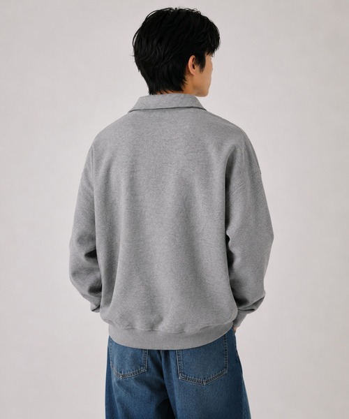 FILLIP J(フィリップジェー)の「カレッジロゴポロスウェット(スウェット・メンズ・ブラック/ライトグレー/グレー・X-LARGE/LARGE/MEDIUM)」の7枚目の写真