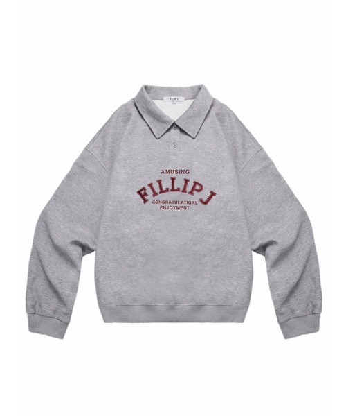 FILLIP J(フィリップジェー)の「カレッジロゴポロスウェット(スウェット・メンズ・ブラック/ライトグレー/グレー・X-LARGE/LARGE/MEDIUM)」の16枚目の写真