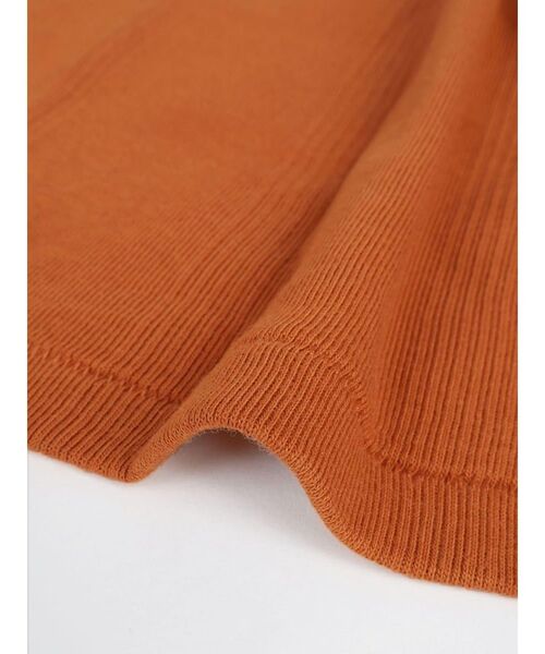 FIKA.（フィーカ）の「Prib Layer Cardigan（Tシャツ/カットソー・レディース・ブラウン/エンジ/チャコール/キャメル/アイボリー・FREE）」の16枚目の写真