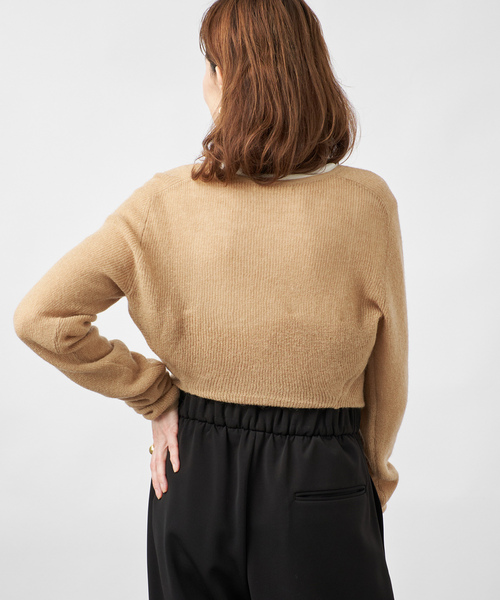 VERMEIL par iena(ヴェルメイユパーイエナ)の「EHRECO エレコ Muffler(カーディガン/ボレロ・レディース・ライトグレー/ベージュ系その他・FREE)」の13枚目の写真