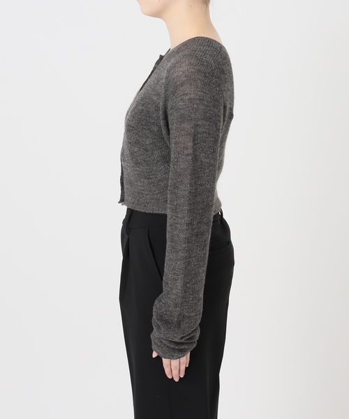 VERMEIL par iena(ヴェルメイユパーイエナ)の「EHRECO エレコ Muffler(カーディガン/ボレロ・レディース・ライトグレー/ベージュ系その他・FREE)」の15枚目の写真