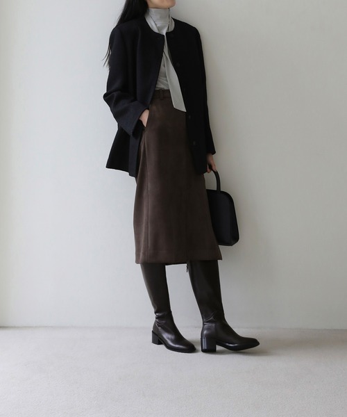 SAPPUN（サプン）の「Sienna(シエナ)ラウンドロングブーツ(220-66403)SAPPUN(サプン)（ブーツ・レディース・ダークブラウン/ブラック・25/24.5/24/23.5/22.5/23）」の13枚目の写真