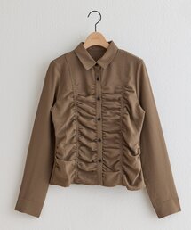【WEB限定】シャーリングシャツ