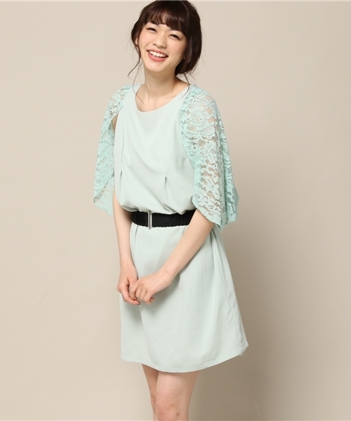 Laboratory Work ラボラトリーワーク の レースボレロ風 ワンピース 結婚式 ワンピース ドレス Wear