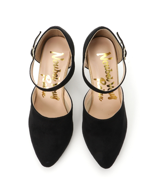 Noubel Voug Relax(ヌーベルヴォーグリラックス)の「Noubel Voug Relax(ヌーベル ヴォーグ リラックス)/セパレートデザイン アンクルストラップパンプス(パンプス・レディース・ブラック/ブラック系その他/ベージュ系その他・LL/L/S/M)」の8枚目の写真