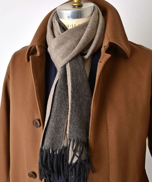 セール Sd カシミヤ リバーシブル マフラー ソリッド ストール ショール Ships シップス のファッション通販 Zozotown