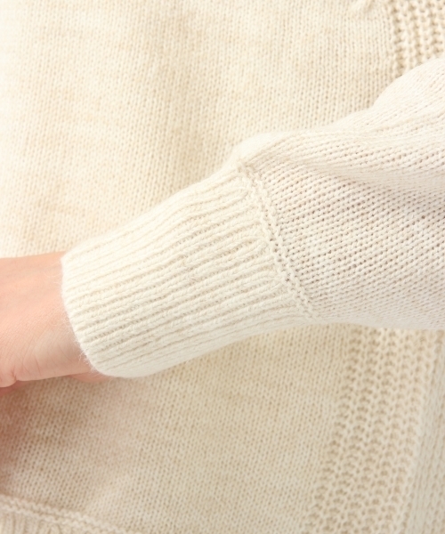 GLOBAL WORK(グローバルワーク)の「7ゲージイタリアVネック長袖/719688(ニット/セーター・レディース・ホワイト系その他/ライトグレー/ピンク系その他/カーキ/ブルー系その他・SMALL/MEDIUM/LARGE)」の19枚目の写真