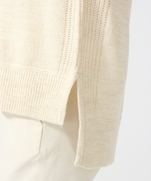 GLOBAL WORK(グローバルワーク)の「7ゲージイタリアVネック長袖/719688(ニット/セーター・レディース・ホワイト系その他/ライトグレー/ピンク系その他/カーキ/ブルー系その他・SMALL/MEDIUM/LARGE)」の10枚目の写真