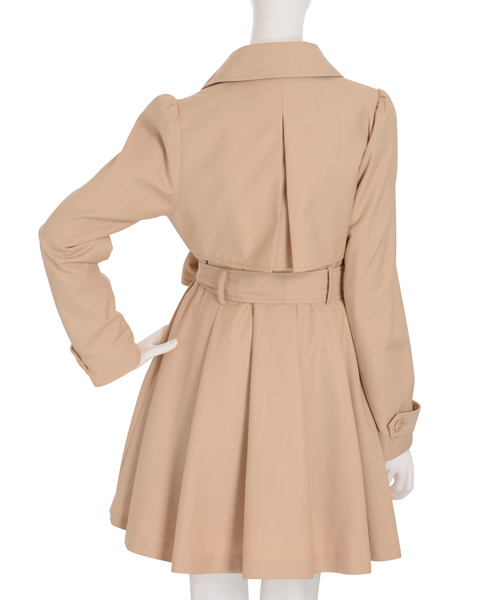 dazzlin（ダズリン）の「スプリングＤＲＥＳＳトレンチコート（トレンチコート・レディース・ネイビー/ベージュ/ピンク・MEDIUM/SMALL）」の18枚目の写真