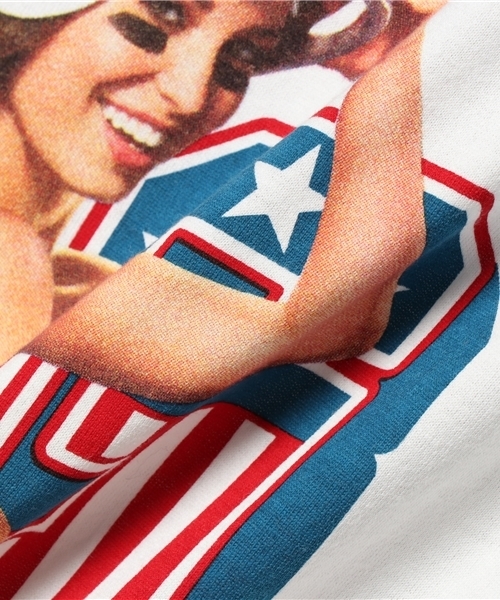 HYSTERIC GLAMOUR(ヒステリックグラマー)の「TEAM HYS プリント Tシャツ(Tシャツ/カットソー・メンズ・オレンジ/ホワイト/ブラック・X-SMALL/SMALL/MEDIUM/LARGE)」の11枚目の写真