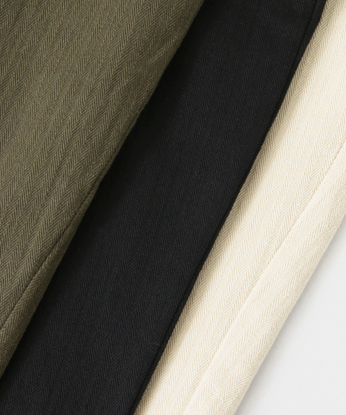 UR SELECT（ユーアールセレクト）の「UR SELECT HERRINGBONE PANTS（その他パンツ・メンズ・ブラック/アイボリー/カーキ・ONE）」の14枚目の写真