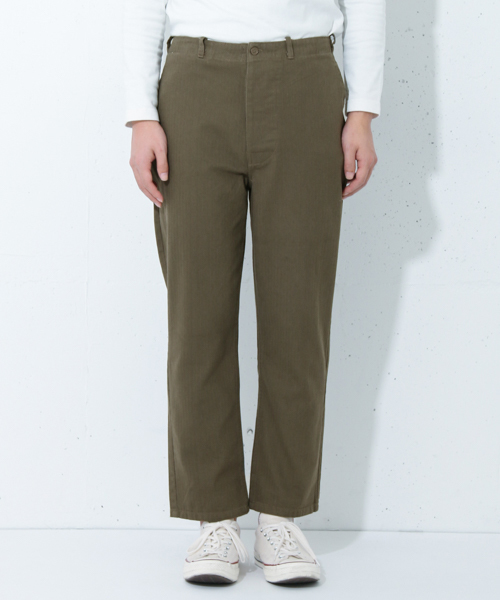 UR SELECT（ユーアールセレクト）の「UR SELECT HERRINGBONE PANTS（その他パンツ・メンズ・ブラック/アイボリー/カーキ・ONE）」の21枚目の写真