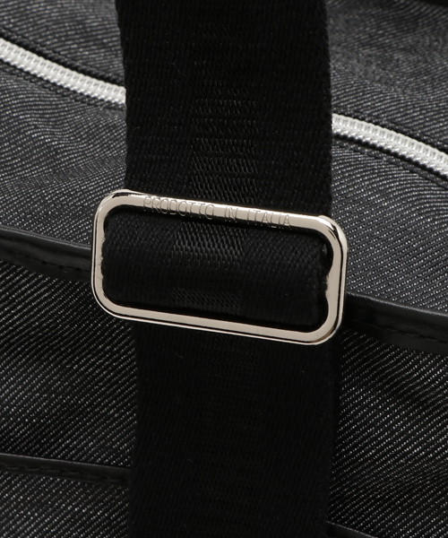 Orobianco（オロビアンコ）の「【Orobianco　オロビアンコ】　ARINNA-G JEANS　デニム調トートバッグ　Ａ４　/　90222（トートバッグ・メンズ・ブラック/ネイビー・FREE）」の4枚目の写真