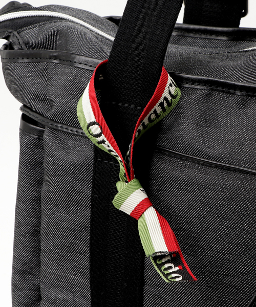 Orobianco（オロビアンコ）の「【Orobianco　オロビアンコ】　ARINNA-G JEANS　デニム調トートバッグ　Ａ４　/　90222（トートバッグ・メンズ・ブラック/ネイビー・FREE）」の5枚目の写真