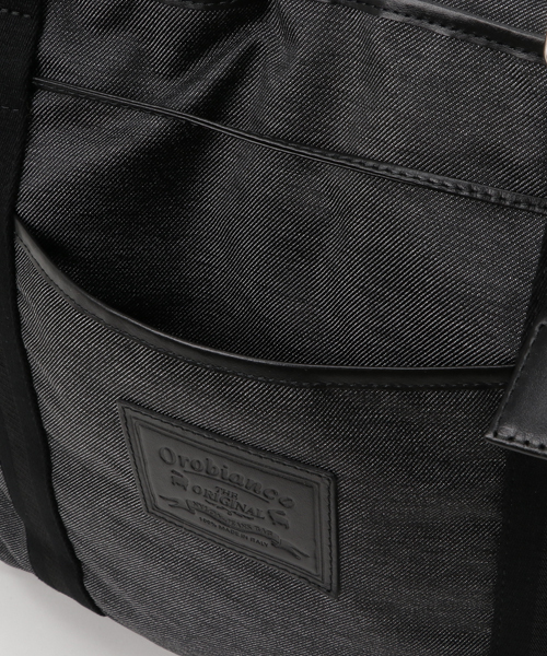 Orobianco（オロビアンコ）の「【Orobianco　オロビアンコ】　ARINNA-G JEANS　デニム調トートバッグ　Ａ４　/　90222（トートバッグ・メンズ・ブラック/ネイビー・FREE）」の10枚目の写真